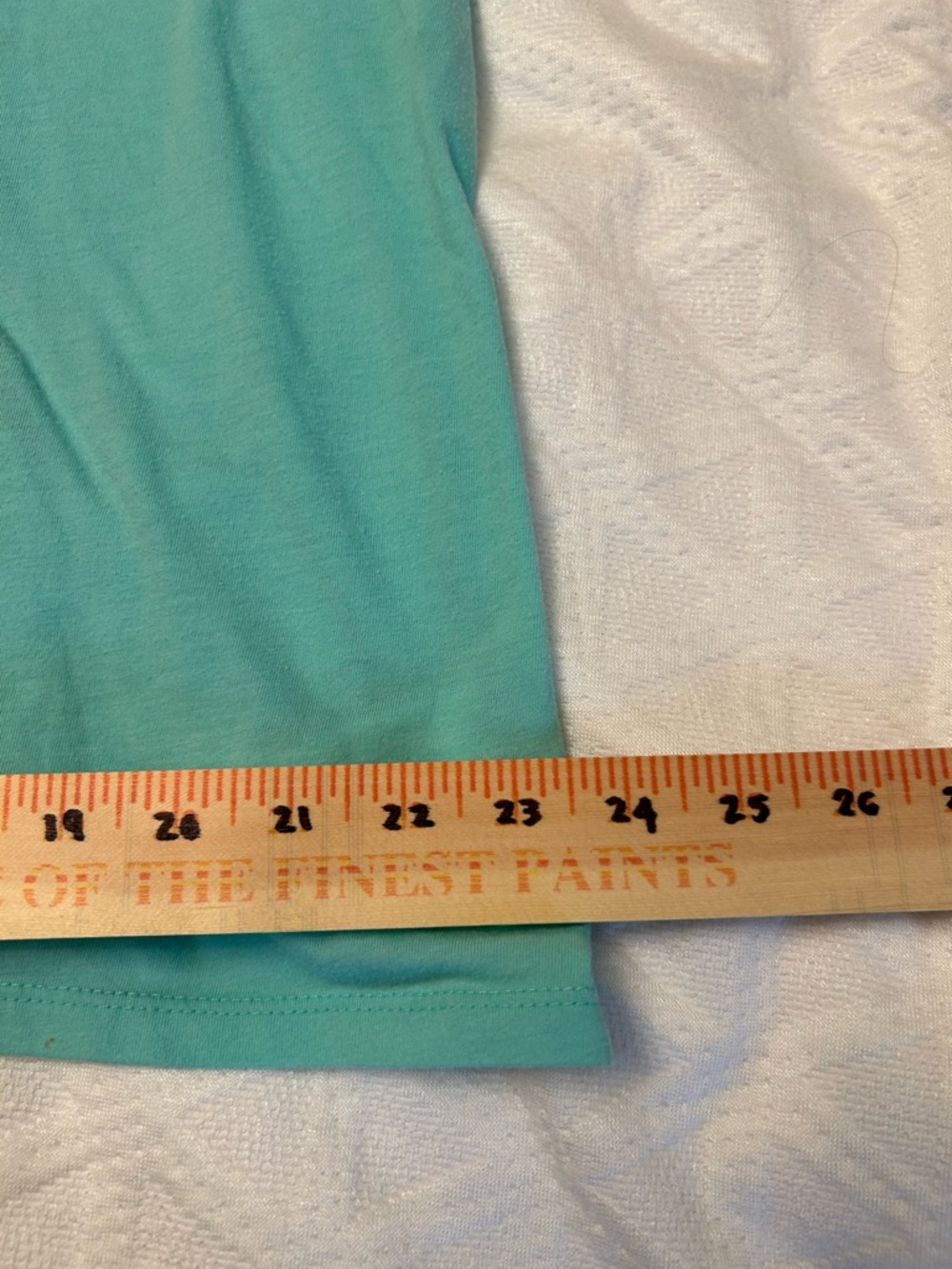 Life Is Good Light Aqua V-Neck Tee with Logo - Picture 6 of 7